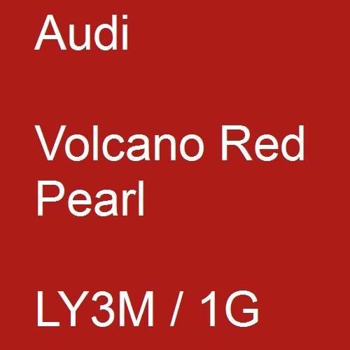 Audi, Volcano Red Pearl, LY3M / 1G.